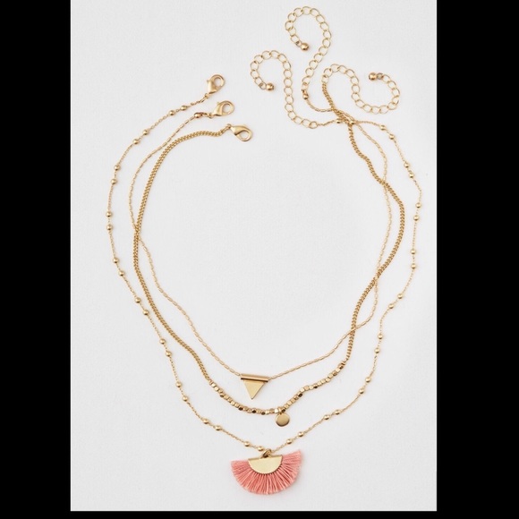 American Eagle Tassel Layering Necklace - Picture 2 of 3